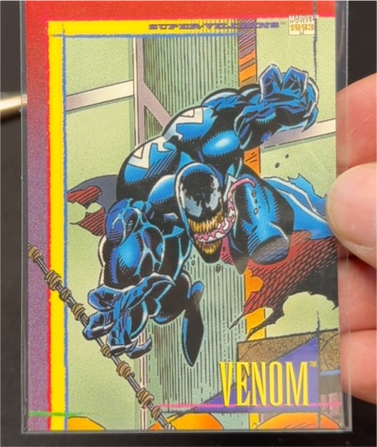 1993 SkyBox Marvel Super Villains #55 Venom — front