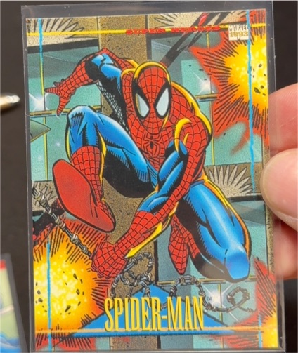 1993 SkyBox Marvel Universe #59 Spider-Man — front