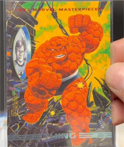 1993 Marvel Masterpieces #14 The Thing — front