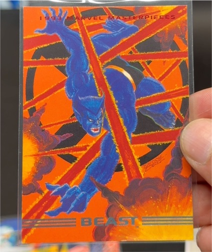 1993 SkyBox Marvel Masterpieces #17 Beast — front