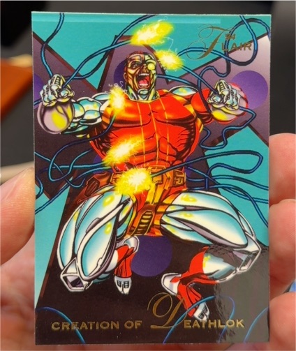1994 Fleer Flair Marvel Universe #72 Creation of Deathlok — front