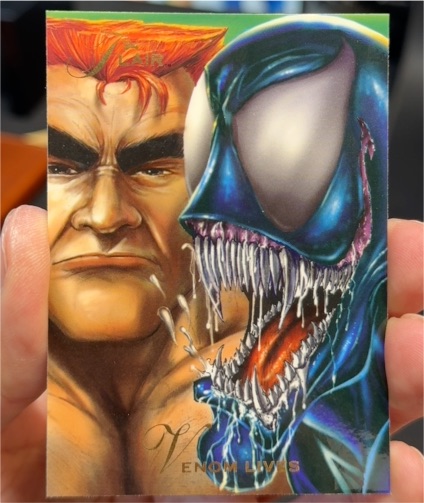 1994 Flair Fleer Marvel Maximum Carnage Part VI Venom Lives — front