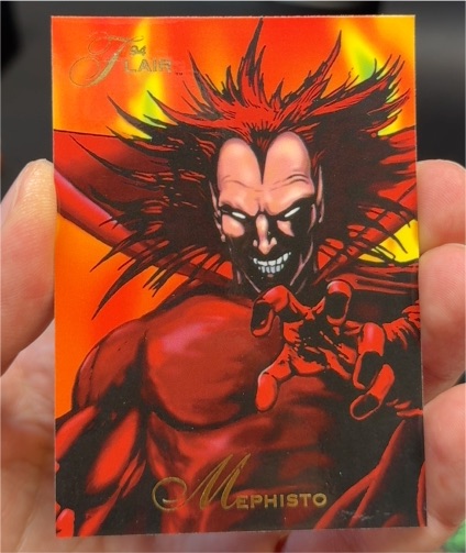 1994 Flair Marvel Annual #28 Mephisto — front