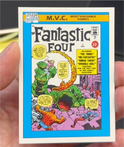1990 Impel Marvel Universe #124 Fantastic Four #1 — front