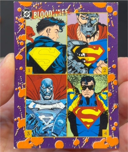 1993 Skybox DC Bloodlines Promo Superman — front