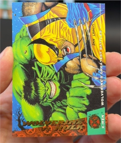 1994 Fleer Ultra X-Men #140 Wolverine vs Hulk Greatest Battles — front
