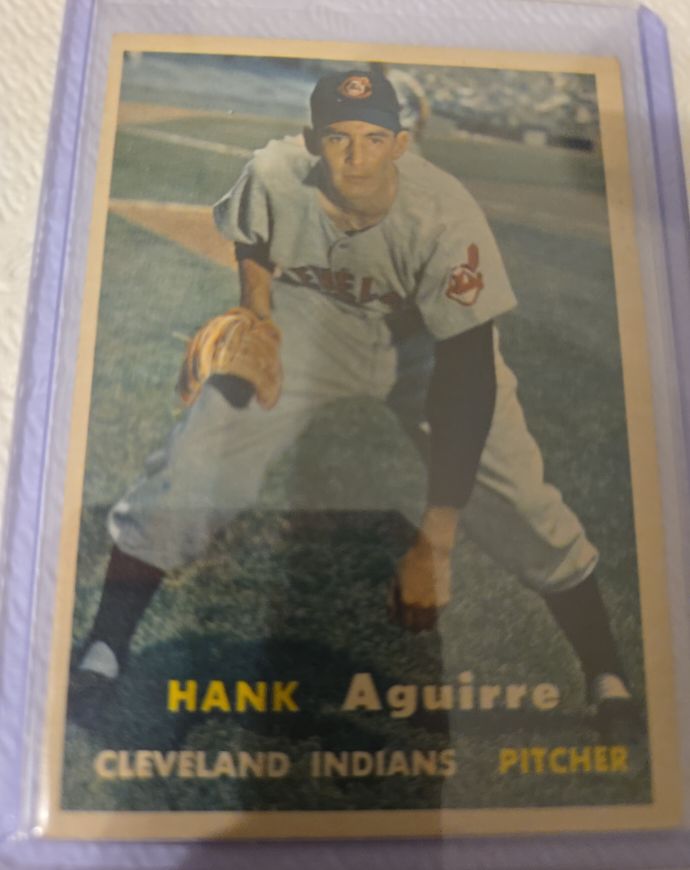 1957 Topps #96 Hank Aguirre — front