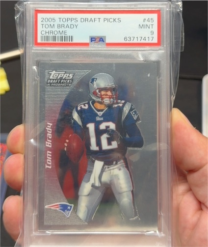 2005 Topps Draft Picks & Prospects Chrome #45 Tom Brady — front