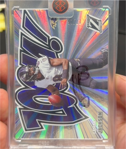 2023 Panini Zenith Zoom! #Zoom! Lamar Jackson — front