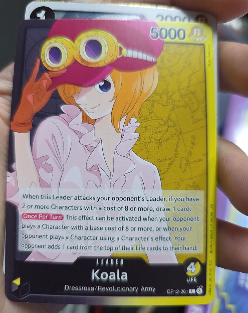 2024 One Piece Legacy of the Master OP12-081 Koala Leader — front