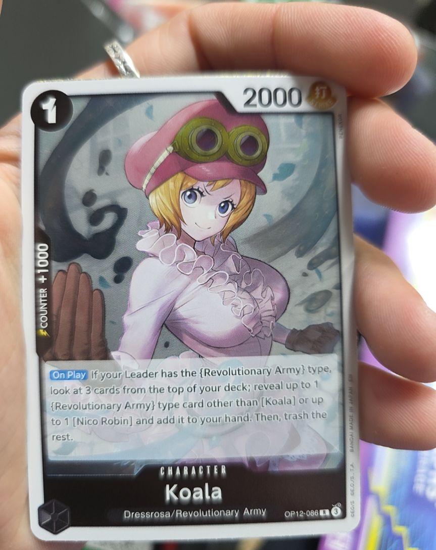 2024 One Piece Legacy of the Master OP12-086 Koala — front