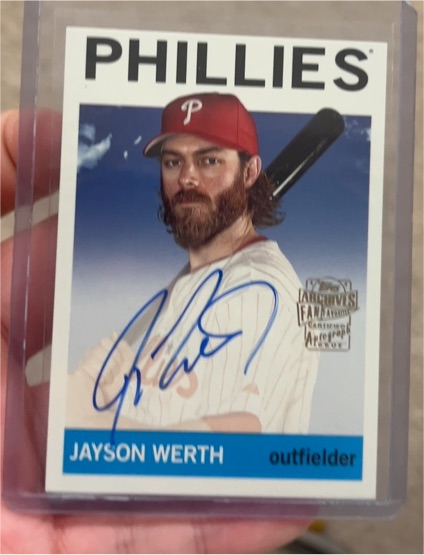 2023 Topps Archives #64FF-JW Jayson Werth — front