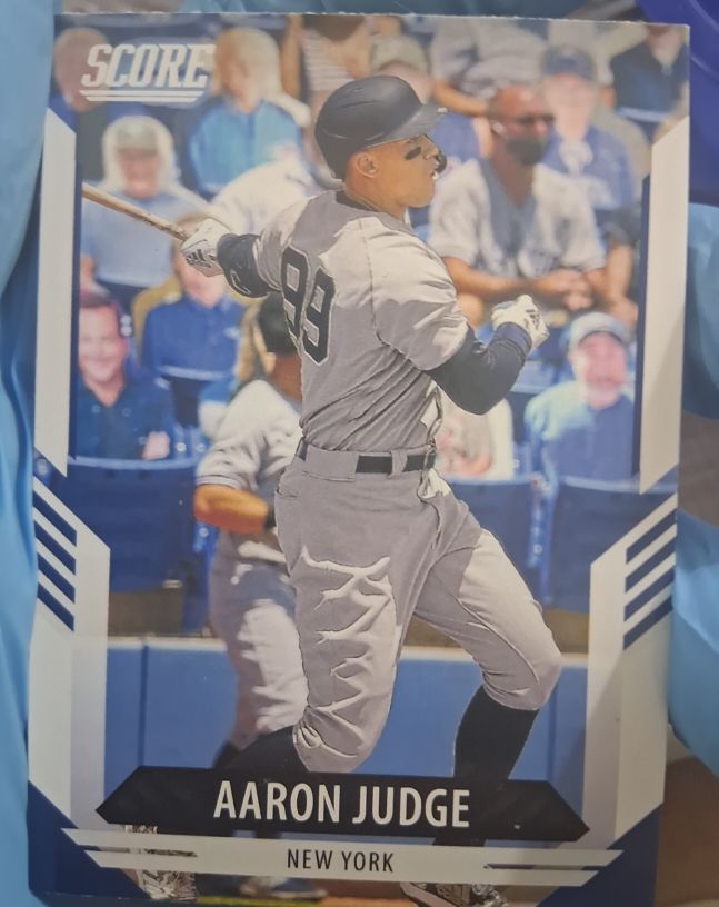 2021 Panini Chronicles Score #21 Aaron Judge — front