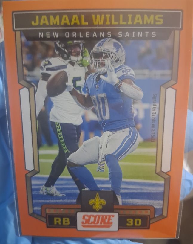 2023 Panini Score #80 Jamaal Williams — front