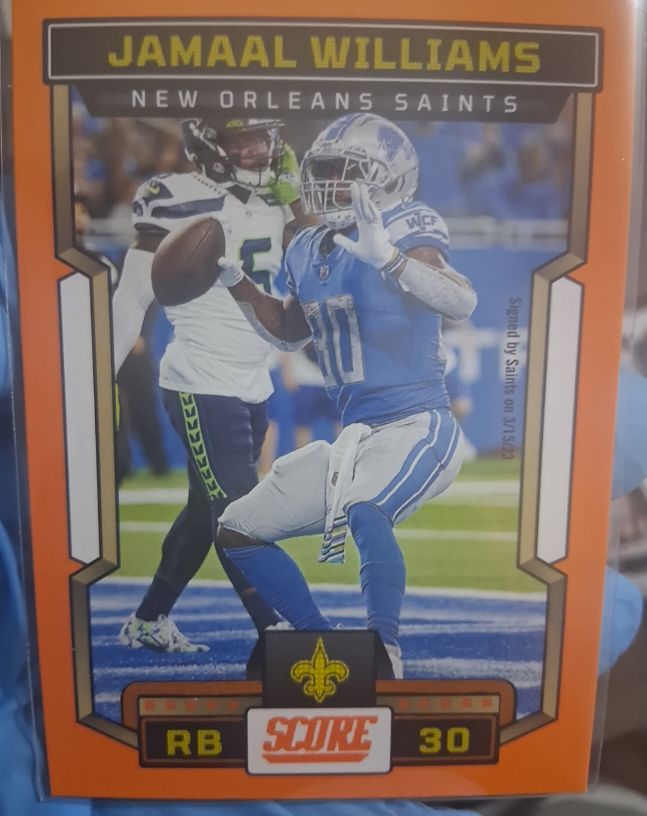 2023 Panini Score #80 Jamaal Williams — front