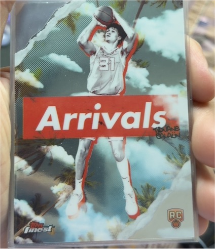 2024-25 Topps Finest #A-7 Tidjane Salaun Arrivals — front