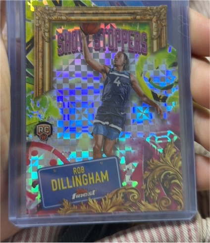 2024-25 Topps Finest #S-28 Rob Dillingham Show Stoppers — front