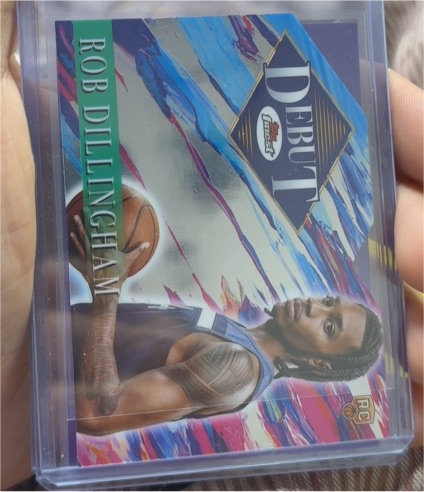 2024-25 Topps Finest Basketball Rob Dillingham Debut — front