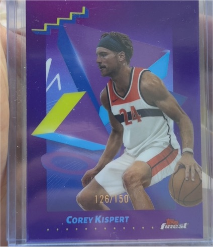 2024-25 Topps Finest #198 Corey Kispert — front