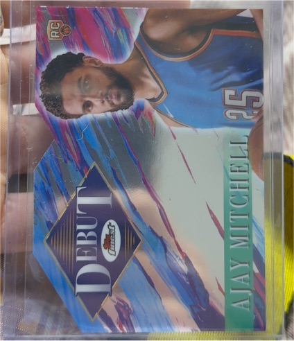 2024-25 Topps Finest #D-35 Ajay Mitchell — front