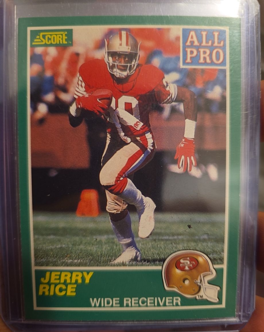 1989 Score #292 Jerry Rice — front