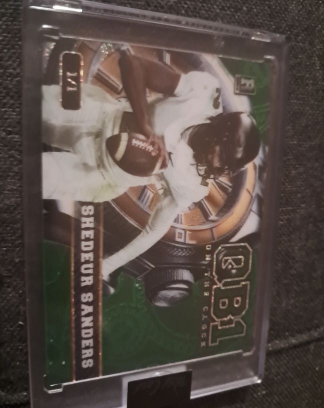 2024 Wild Card QB1 On The Clock Shedeur Sanders — front