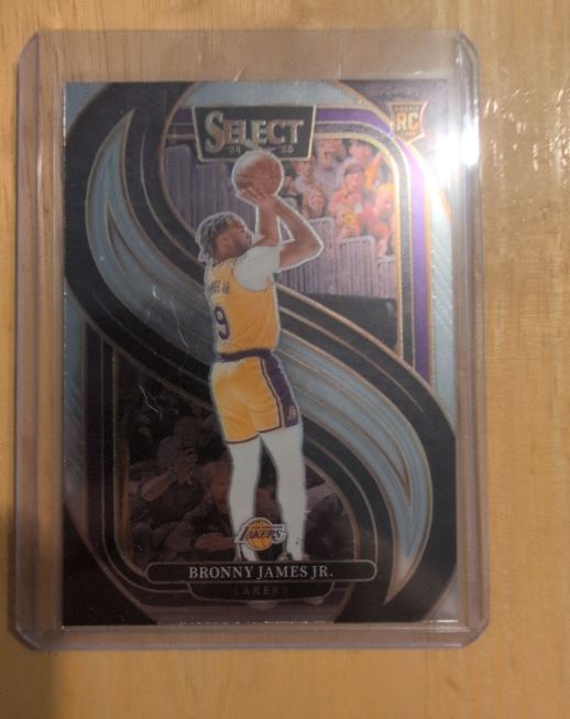 2024-25 Panini Select Premier Level #179 Bronny James Jr. — front