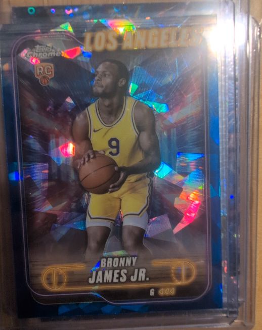 2024-25 Topps Chrome #149 Bronny James Jr. — front