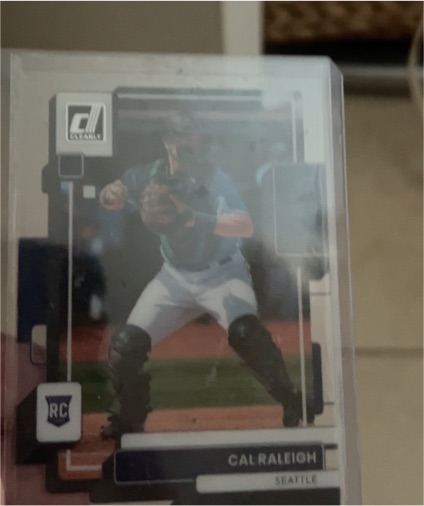 2022 Donruss Clearly #RC Cal Raleigh — front