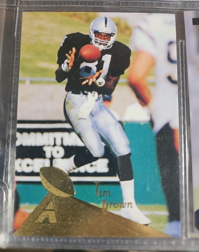 1994 Pinnacle #27 Tim Brown — front