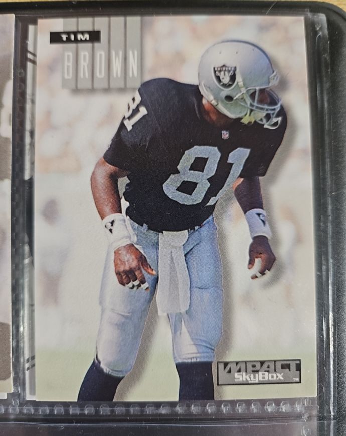 1994 SkyBox Impact #127 Tim Brown — front