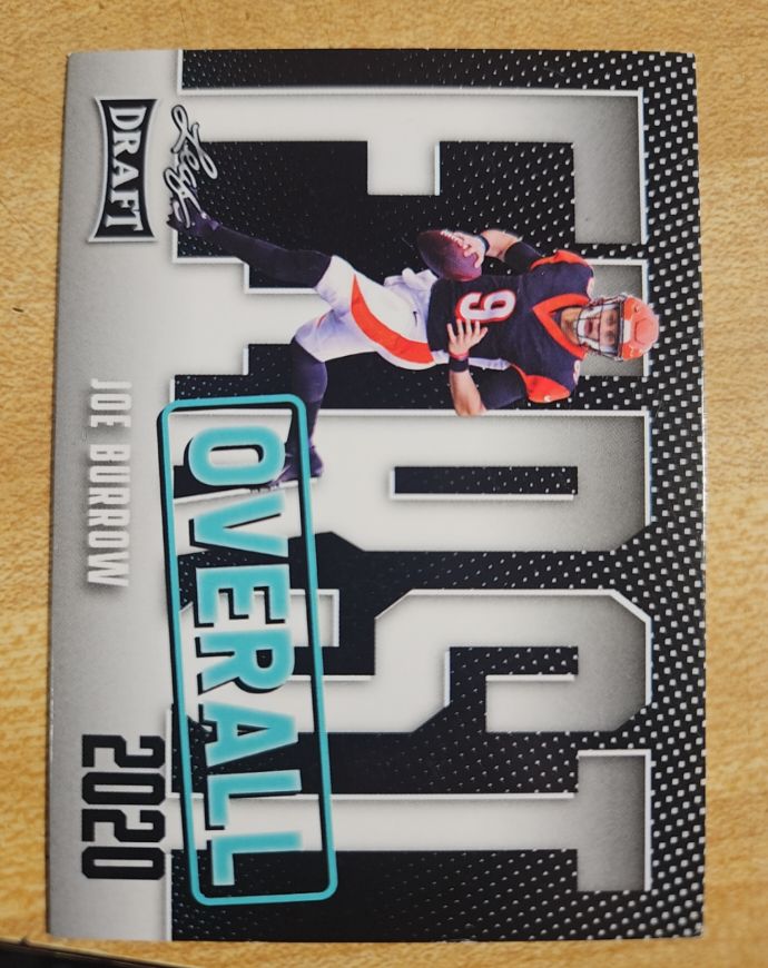 2023 Leaf Draft First Overall #10 Joe Burrow — front