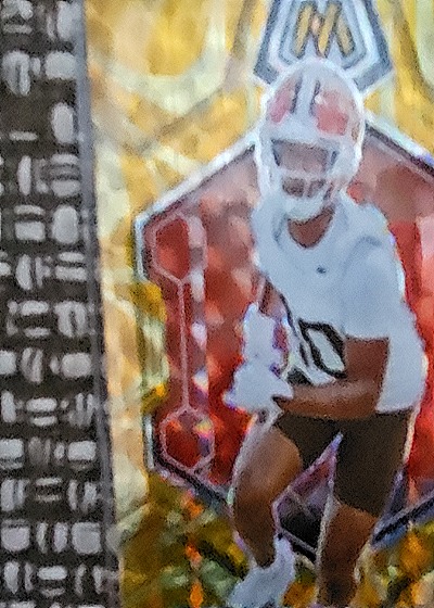 2023 Panini Prizm Draft Picks #143 Zay Flowers Gold Ice Rookie — front