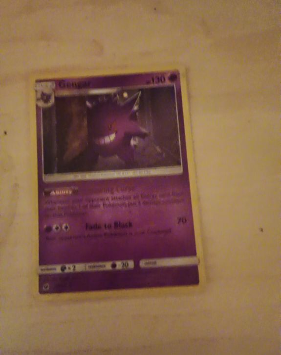 2017 Pokémon Sun & Moon Crimson Invasion #38 Gengar — front