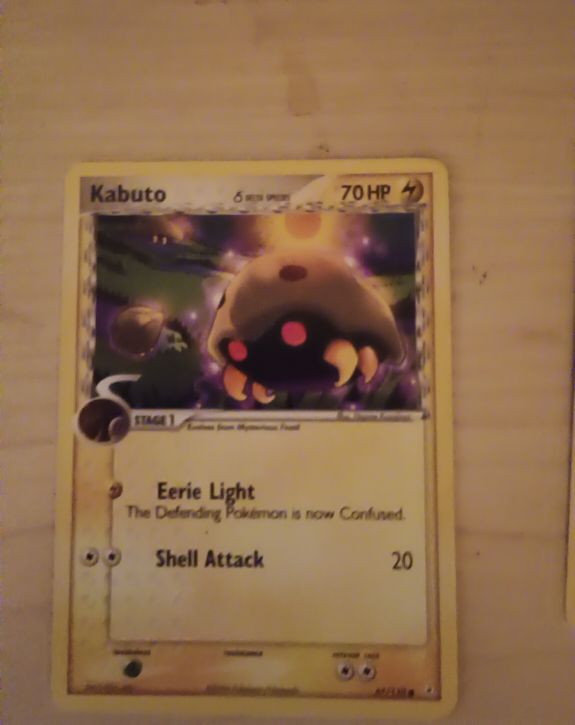 2006 Pokémon EX Holon Phantoms #67 Kabuto Delta Species — front