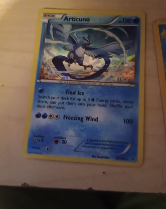 2014 Pokémon XY Roaring Skies #16 Articuno — front