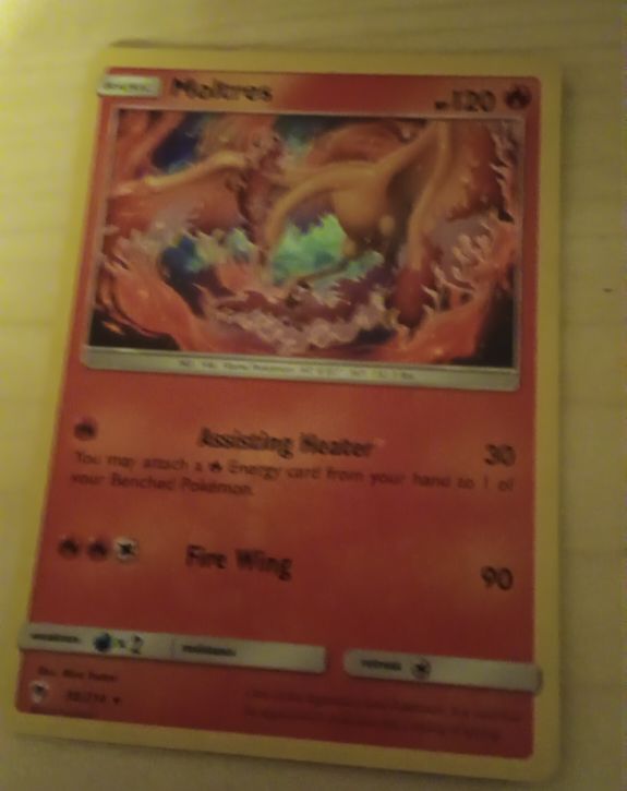 2018 Pokémon Sun & Moon Lost Thunder #38 Moltres — front