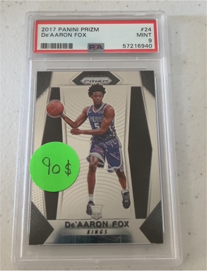 2017 Panini Prizm #24 De'Aaron Fox — front