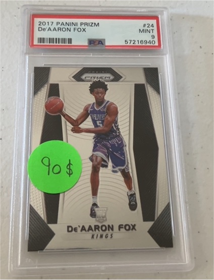 2017 Panini Prizm #24 De'Aaron Fox — front