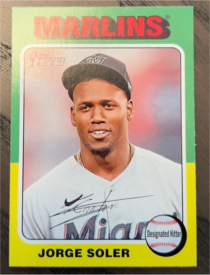 2024 Topps Heritage #102 Jorge Soler — front