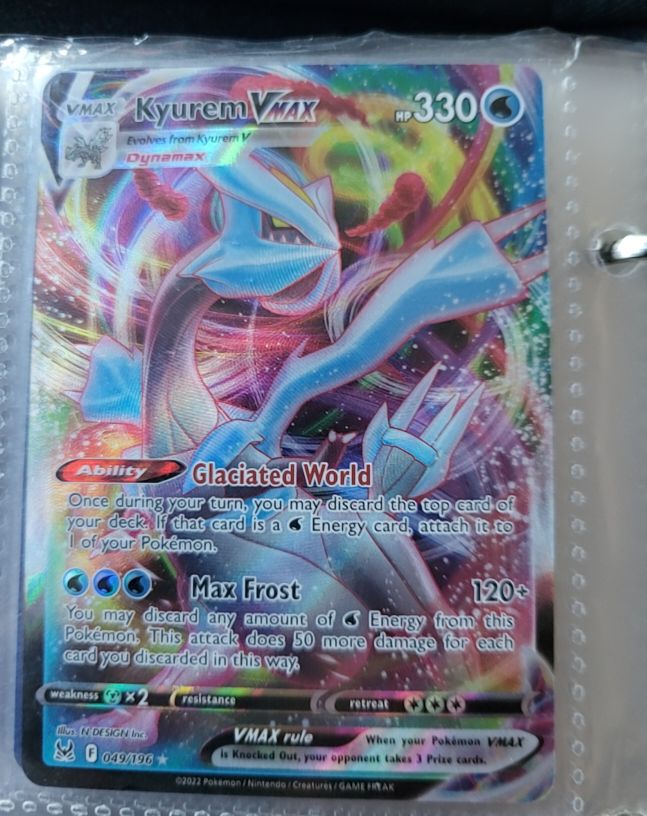 2022 Pokémon Lost Origin #049 Kyurem VMAX — front