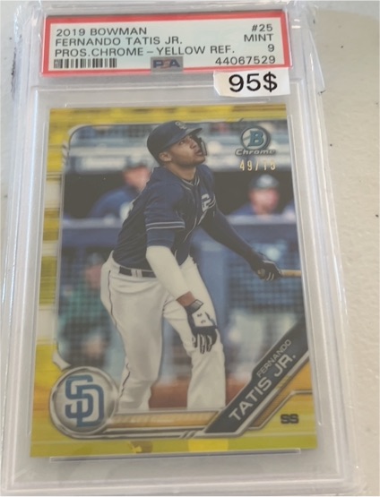 2019 Bowman Chrome #25 Fernando Tatis Jr. — front