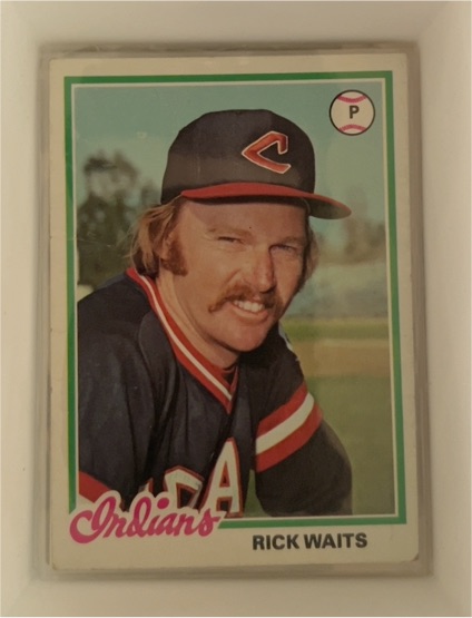 1978 Topps #37 Rick Waits Cleveland Indians — front