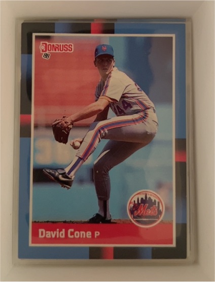 1988 Donruss #653 David Cone — front