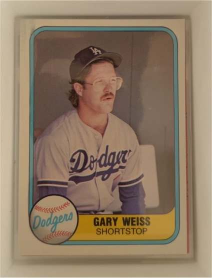 1981 Fleer #130 Gary Weiss — front
