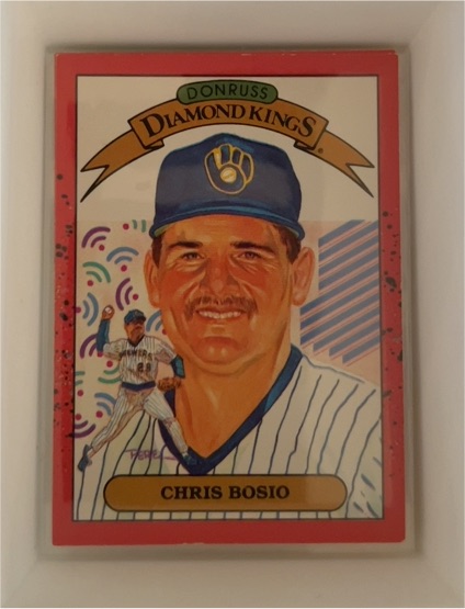 1990 Donruss Diamond Kings #20 Chris Bosio — front