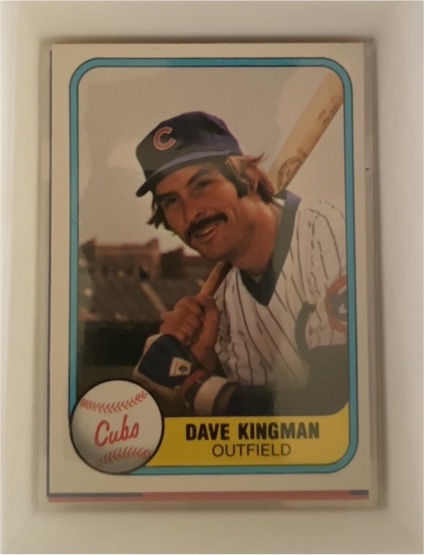 1981 Fleer #291 Dave Kingman — front