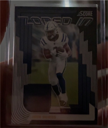 2025 Panini Score Zoned In #ZON-JDS Josh Downs — front