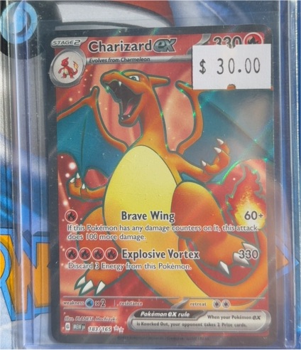 2023 Pokémon Scarlet & Violet 151 #183 Charizard ex — front