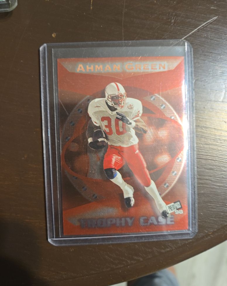 1998 Fleer Trophy Case #Ahman Green — front